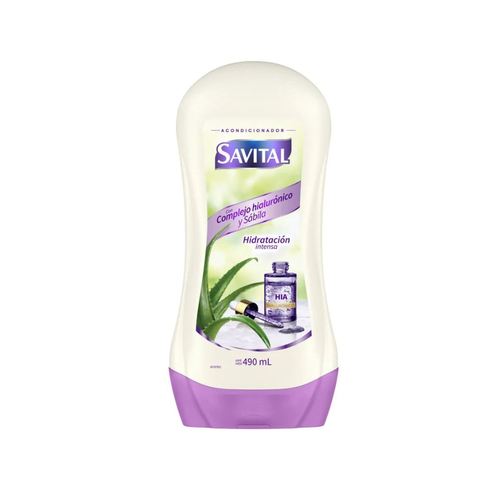 Savital Hyaluronic Complex Shampoo 510mL, Hyaluronic Complex Conditioner 490mL, Hyaluronic Complex Styling Cream 275mL (3 Pack)